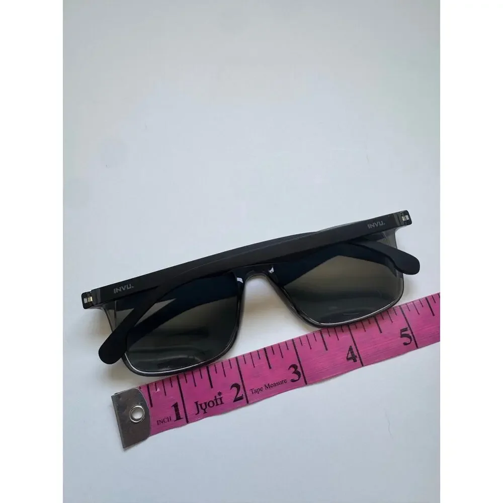 NEW Invu Polarized gray clear sunglasses